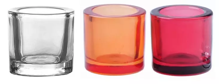 TUIKKUKUPPI 6 cm VÄRILAJITELMA - Kynttilänjalat ja tuikkukipot - 6438159368155 - 1