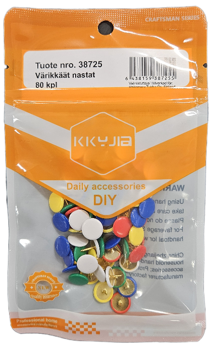 VÄRIKKÄÄT NASTAT 80KPL - Nastat - 6438159387255 - 1