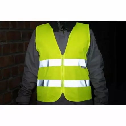 Atom Heijastinliivi vetoketjulla keltainen M - Heijastimet ja heijastinliivit - 6410416187716 - 1