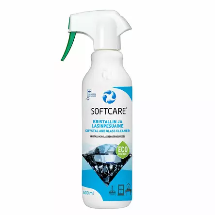 KRISTALLI JA LASINPESU 500ML - Erikoispuhdistusaineet - 6416977713616 - 1