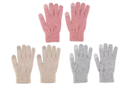 Acces Sormikkaat Recycled khaki - Naisten käsineet - 6410416405186 - 1