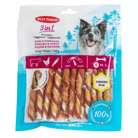 BF 3in1 PURUTIKKU KANA & PORKKANA 12 cm - Puruluut - 5700551172076 - 1