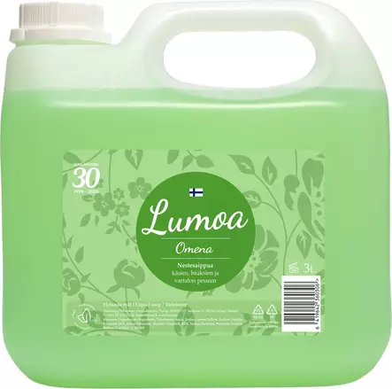 LUMOA NESTESAIPPUA 3 L OMENA - Käsisaippuat - 6419642360306 - 1