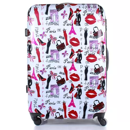 MATKALAUKKU KUVIOITU - Laukut, reput ja tarvikkeet - 8718158913326 - 1