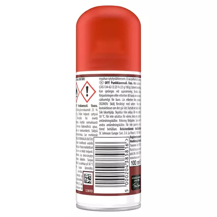 OFF! PUNKKI AEROSOLI 100ML - Hyönteiskarkoittimet ja -pyydykset - 5000204385816 - 2