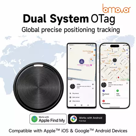 Otag dual paikannin must Android & Apple - Muut puhelintarvikkeet - 6438152079966 - 2