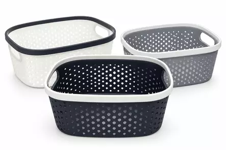 Säilytyskori 30 × 21 × 13,5 cm – värilajitelma - Korit - 6438506026776 - 1