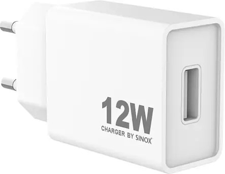 SINOX SEINÄLATURI 2,4A 12W - Laturit - 5706808053396 - 1