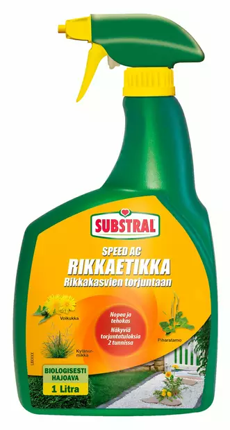 SUBSTRAL RIKKAETIKKASPRAY 1L - Pihatorjunta-aineet - 5707441504566 - 1