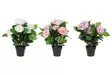 4Living Pioni ruukussa 45 cm vaaleanpunainen - Tekokukat ja -kasvit - 6410413294066 - 1