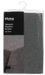 4Living Pöytäliina Palermo 140x240 cm tummanharmaa - Keittiötekstiilit - 6410416033266 - 1
