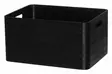 4Living Puulaatikko musta 35x26x18 cm - Säilytys - 6410416373966 - 1