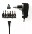 AC Yleisvirtalähde | 18 W | 3 - 12 V DC | 1.80 m | 1.5 A | 6 plug(s) | Musta - Varavirtalähteet - 5412810267156 - 1