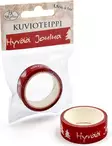 Kuvioteippi punainen 1,5cm x 5m - Paketointitarvikkeet - 6417715039036 - 1