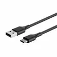 MOBIA DATAKAAPELI USB-C 2.0 0.5M MUSTA - Laturit - 6430076520166 - 1