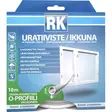 RK Uratiiviste ikkuna TPE valkoinen 8 mm 10 m - Ikkunatiivisteet ja ovitiivisteet - 6418091340006 - 1