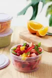 FRESH KEITTIÖRASIA PYÖREÄ 0,45l Laventel - Ruuansäilytysrasiat - 6411767936756 - 3