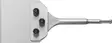 Magnum SDS Plus lattiakaavin / petkele 100 × 250 mm – lattioiden ja pinnoitteiden poistoon - Kiviporanterät - 6418868329906 - 2