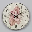 Seinäkello Kukka 30 cm Hiljainen sweep k - Seinä- ja pöytäkellot - 6438506012236 - 1