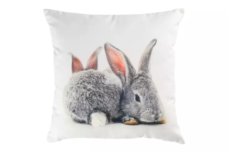 4Living Koristetyyny Puput Pompom 45x45 cm - Koristetyynyt - 6410416145556 - 1