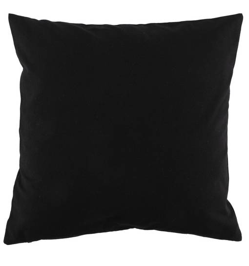 4Living Tyynynpäällinen Solid 45x45 cm musta - Koristetyynyt - 6410416148946 - 1