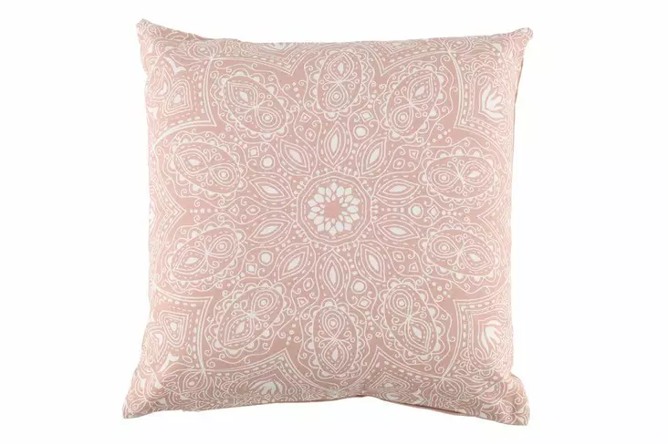 4Living Koristetyyny Mandala 45x45 cm vaaleanpunainen - Koristetyynyt - 6410416148786 - 1