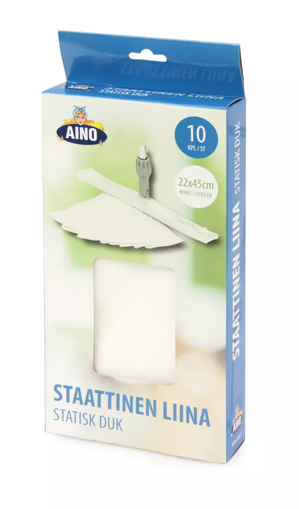 Aino staattinen liina 10 kpl - Siivousliinat ja -sienet - 6416096150316 - 1