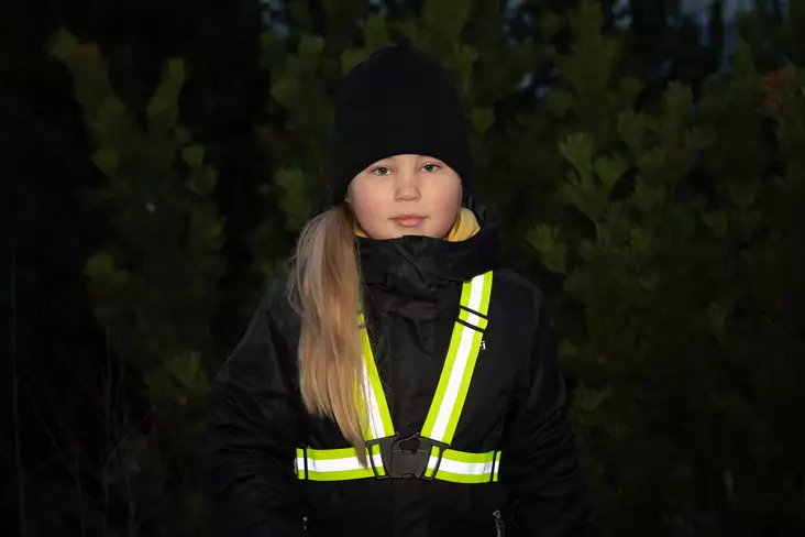 Atom Heijastinvaljaat lasten keltainen - Heijastimet ja heijastinliivit - 6410413223486 - 1