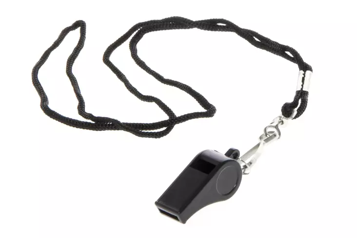 Atom Tuomarin pilli kaulanauhalla - Jalkapallotuotteet - 6410412412966 - 1