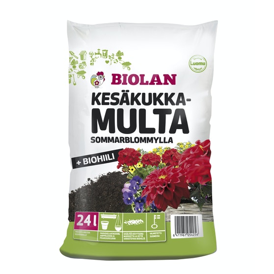 BIOLAN KESÄKUKKAMULTA 24 L - Puutarhakateaineet - 6411961054256 - 1