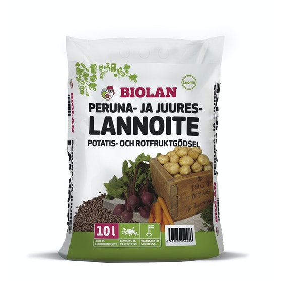BIOLAN PERUNA - JA JUURESLANNOITE 10L - Ulkokasvien lannoitteet ja ravinteet - 6411960054486 - 2