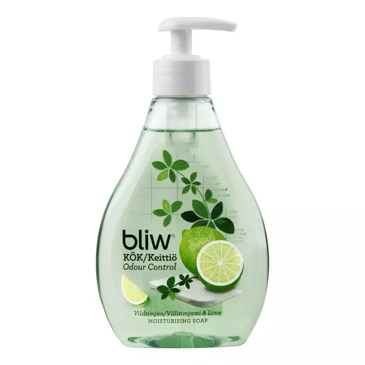Bliw 300ml Keittiö Villitimjami & Lime pumppupullo nestesaippua - Käsisaippuat - 7310618429036 - 1