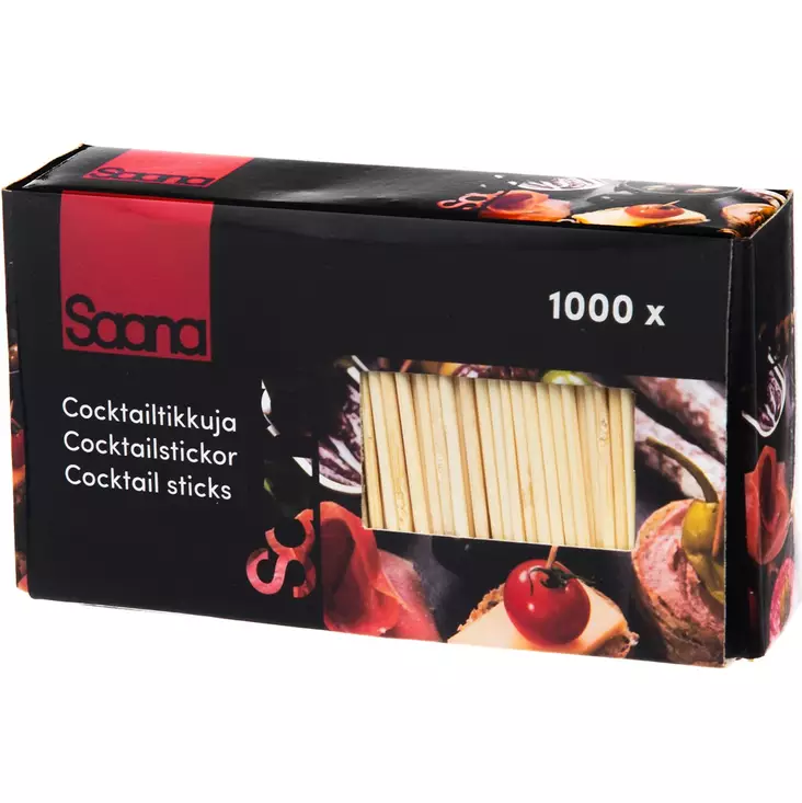 COCTAILTIKKU 1000 KPL - Avaajat, raastimet ja keittiötarvikkeet - 6410410168056 - 1