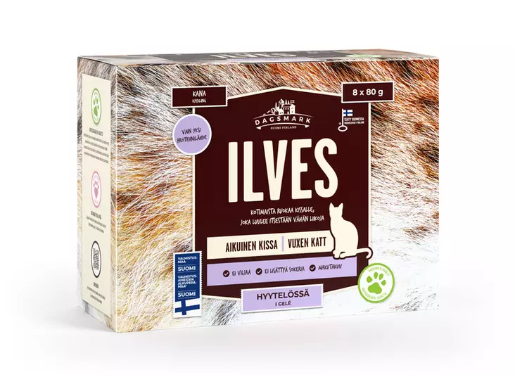 DAGSMARK ILVES 8-PACK hyytelössä - Kissan märkäruoka - 6430066381876 - 1