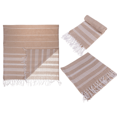 FOUTA PYYHE 80 X 170 cm VALKO-RUSKEA - Käsi- ja kylpypyyhkeet - 4029811476466 - 1