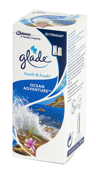 Glade Touch&Fresh täyttö 10ml Ocean Adventure - WC:n puhdistus ja putkenavaajat - 5000204076936 - 1