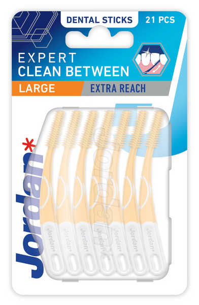 Jordan 21kpl Expert Hammastikku Large - Suunhoito, hammastahnat ja -harjat - 7046110057926 - 1