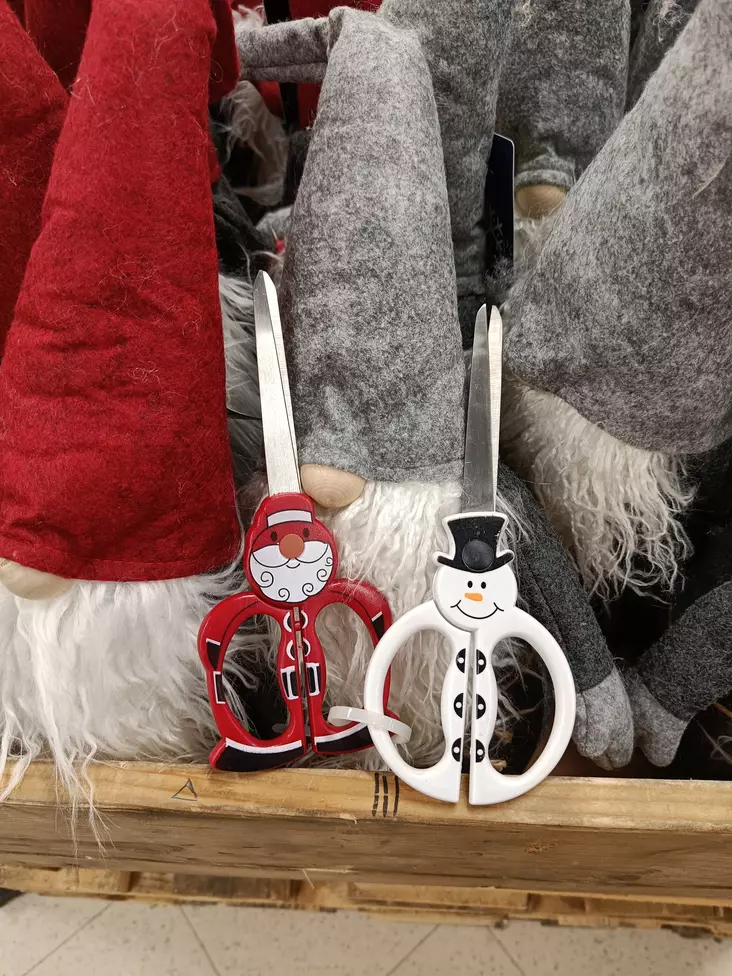 Joulupukki- ja lumiukkosakset 2-pack - Sakset - 0000000002056 - 1