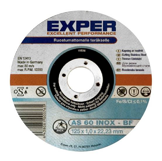 KATKAISULAIKKA KIVELLE 115X3,0 - Katkaisulaikat - 6438081000826 - 1