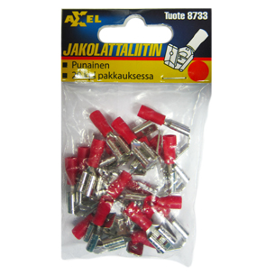 LATTALIITIN PUNAINEN 20 kpl - Auton liittimet - 6438152087336 - 1