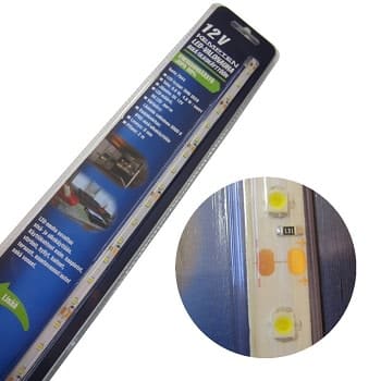 LED NAUHA 2 M 4,8W 12V - Sisävalosarjat ja valonauhat - 6438152076446 - 1