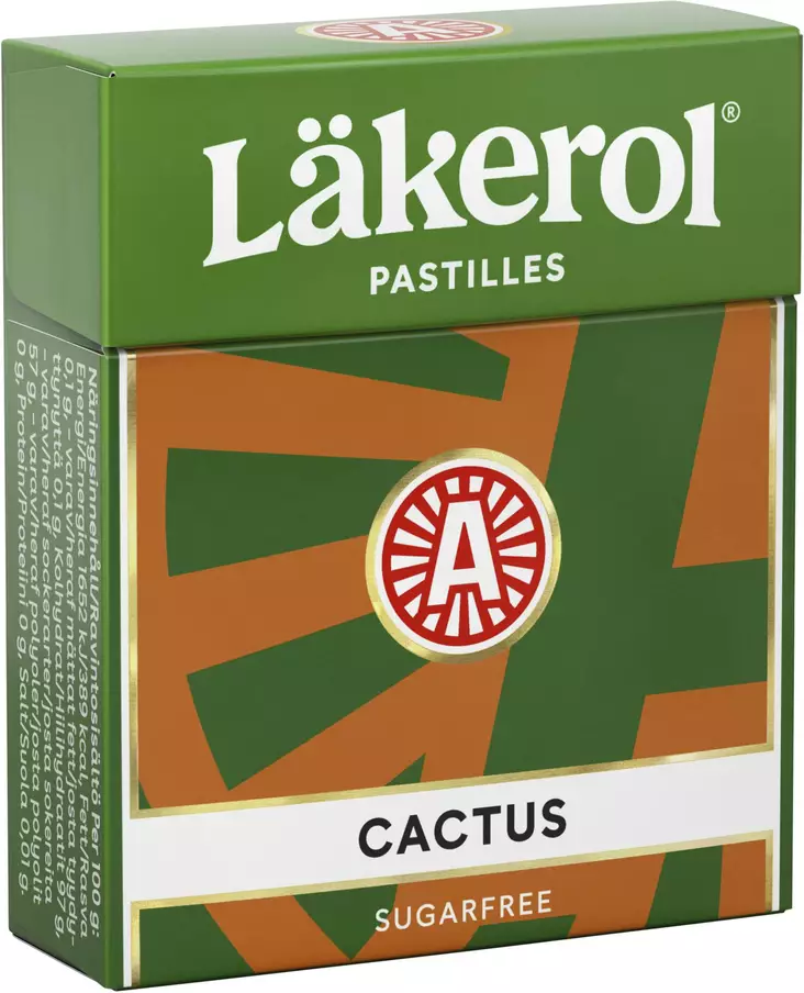 LÄKEROL CACTUS 25G - Purukumit ja pastillit - 7310350118496 - 1