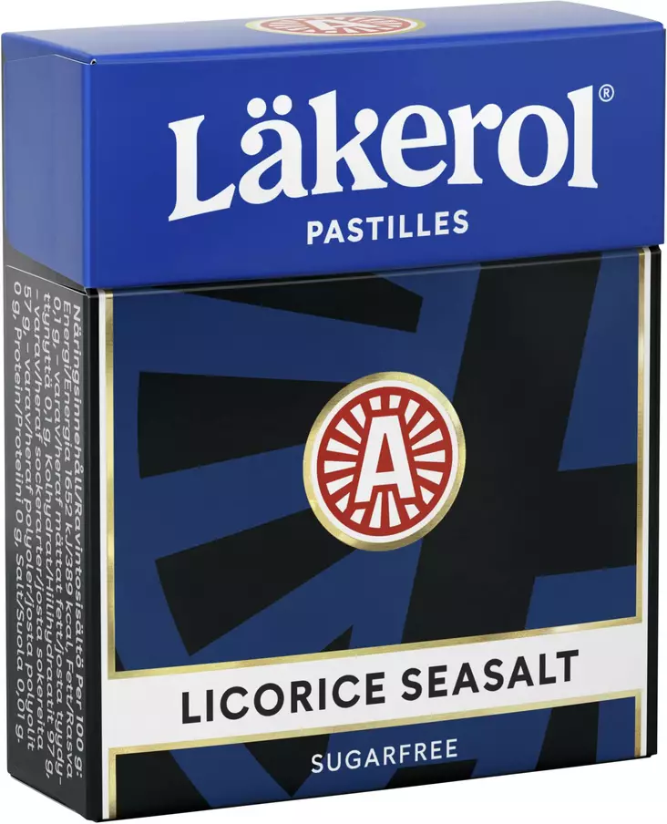 LÄKEROL SEASALT 25G - Purukumit ja pastillit - 7310350118526 - 1