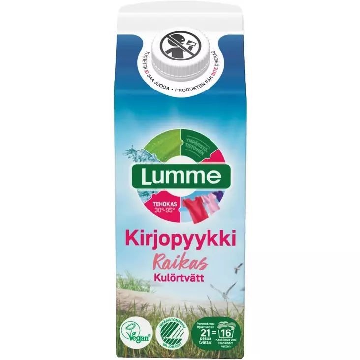 Lumme 750ml Kirjopyykki pyykinpesuneste - Pyykinpesuaineet - 7046110311516 - 1