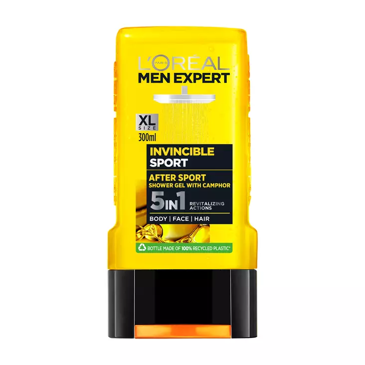 MEN EXPERT SG 300ML INVINCIBLE SPORT - Miesten saippuat ja suihkugeelit - 3600523493326 - 1