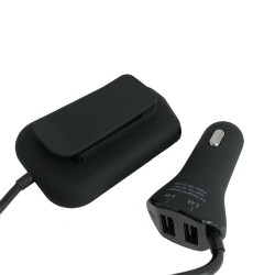 MOBIA AUTOLATURI 4 X USB 2.4A YHTEENSÄ 9.6A - Auton puhelintarvikkeet - 6430035347766 - 1