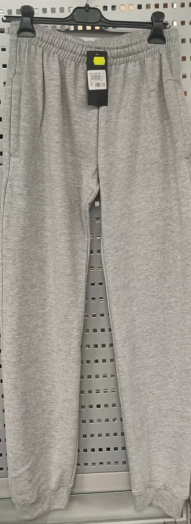 Miesten collegehousut Basic rib XL mel grey - Miesten college-ja verryttelyhousut - 6419285832826 - 2