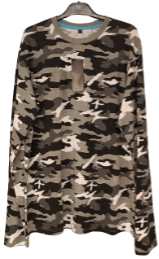 Miesten trikoopaita L nato grey camo - Miesten pitkähihaiset paidat - 6419285717826 - 1