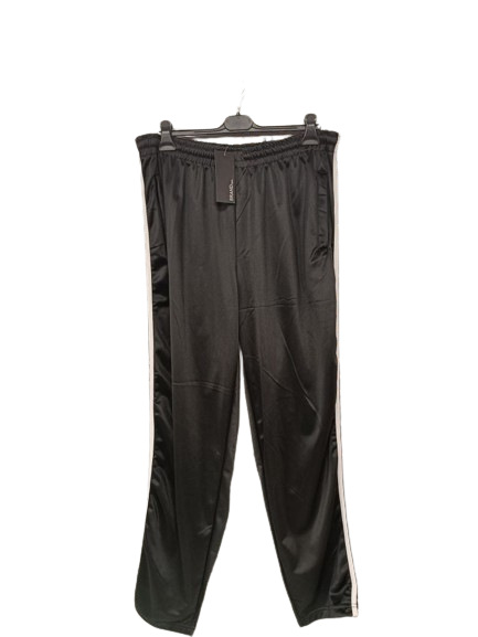 Miesten verkkarit suora lahje musta 2XL - Miesten college-ja verryttelyhousut - 6419285455766 - 1