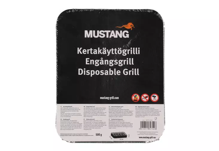 Mustang Kertakäyttögrilli - Grillit ja savustimet - 6410411827426 - 1